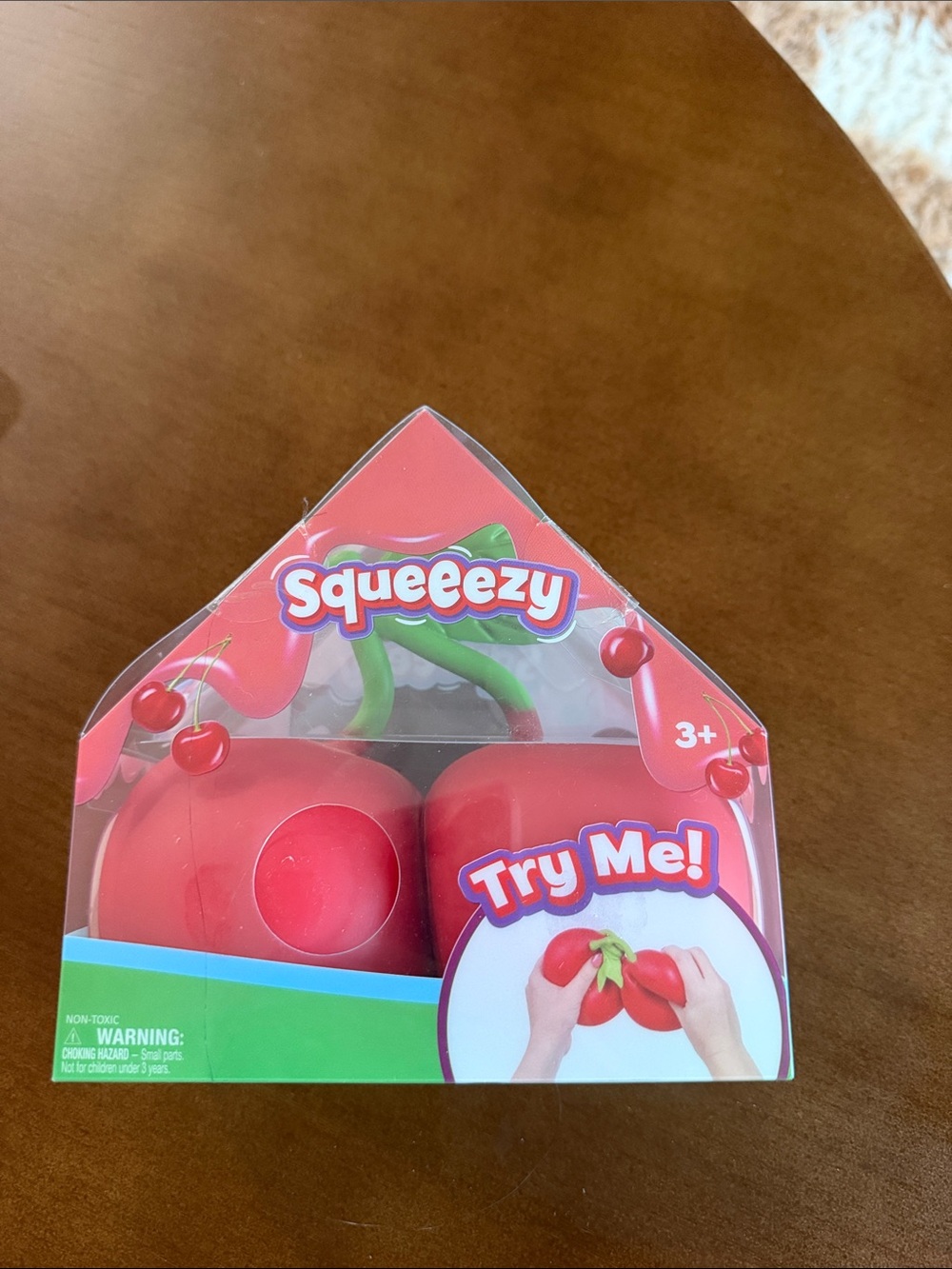 Red Cherry Squishy Sensory Toy by
